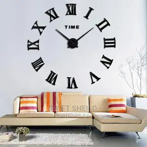 3d Wall Clock(Large Size 100 - 120cm)