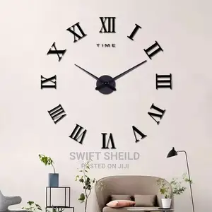 3d Wall Clock(Large Size 100 - 120cm)