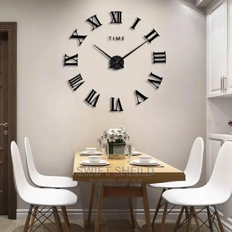 3d Wall Clock(Large Size 100 - 120cm)