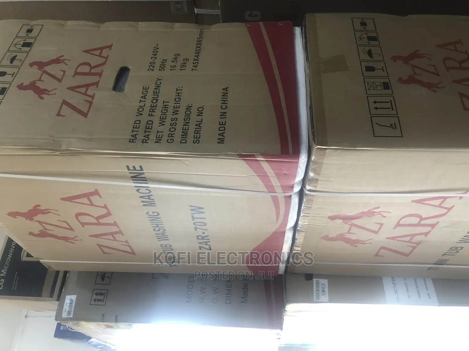 Zara 7kg Washing Machine With Anti-Mouse Protective Cover