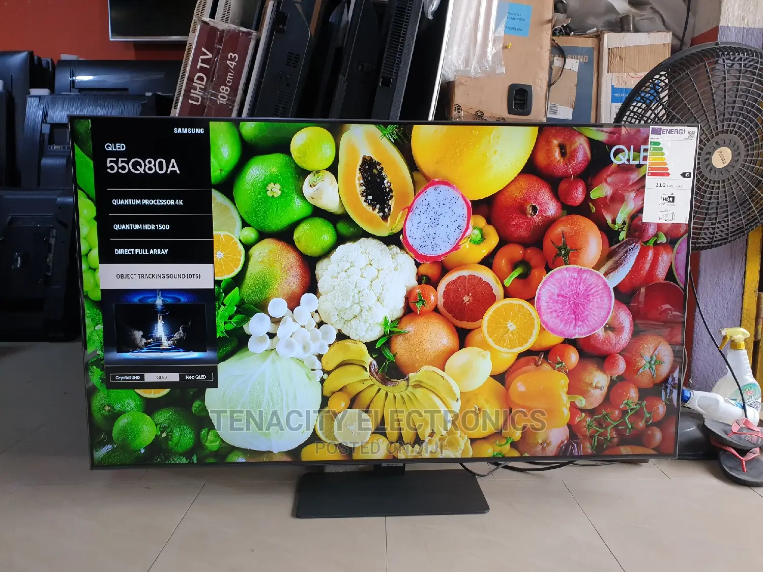 Qled Samsung 55" Smart Satellite TV
