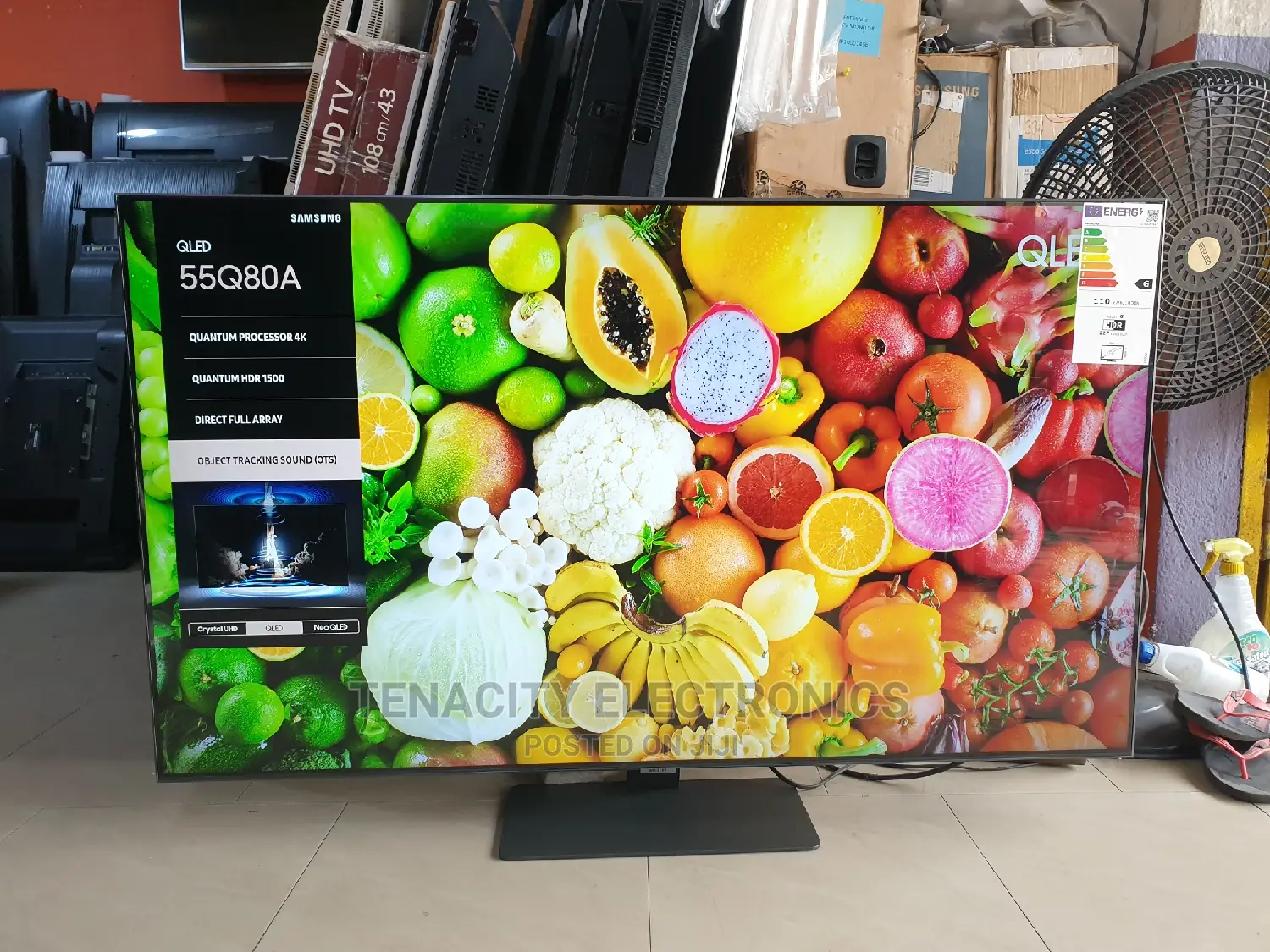 Qled Samsung 55" Smart Satellite TV