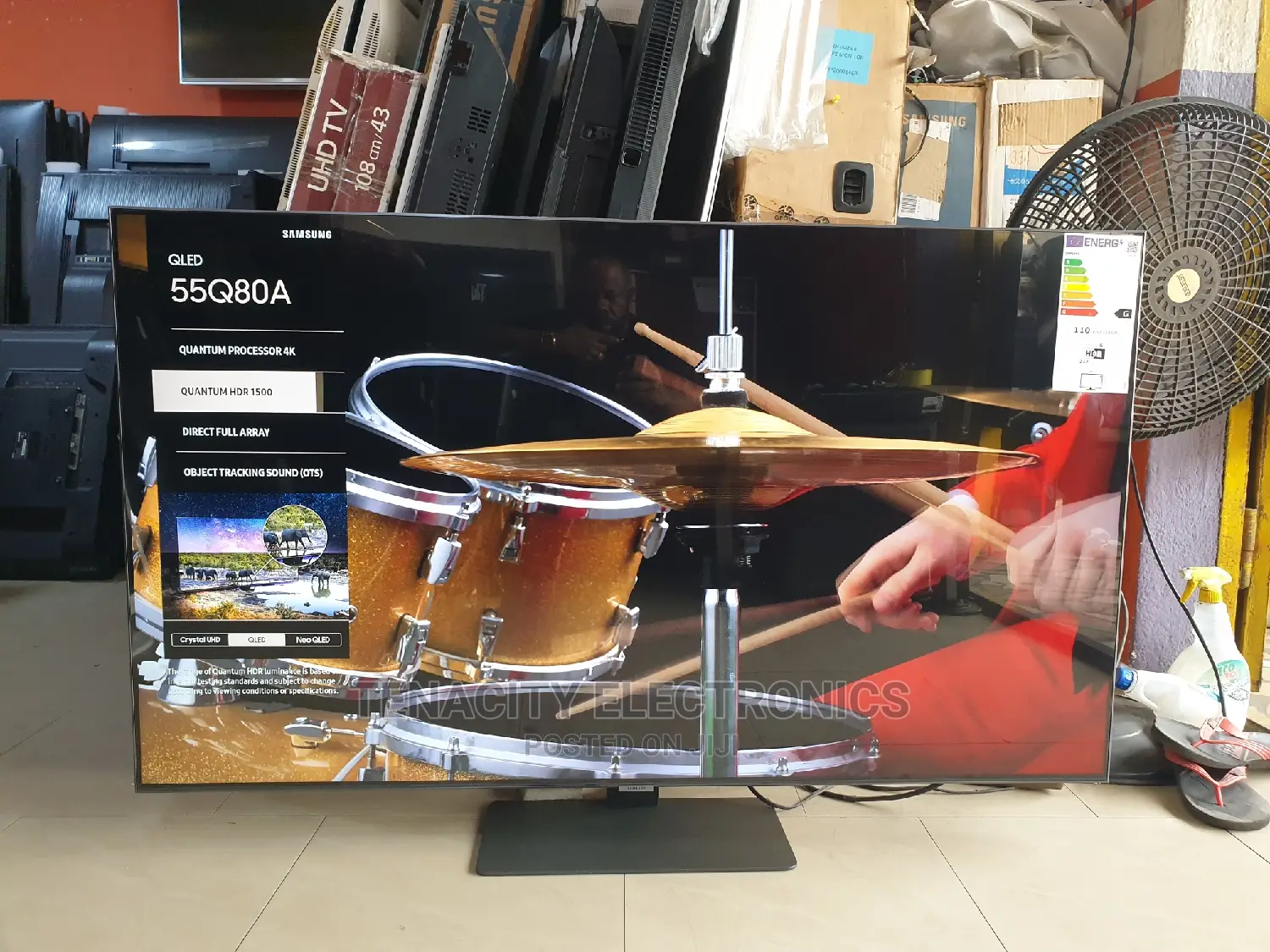 Qled Samsung 55" Smart Satellite TV