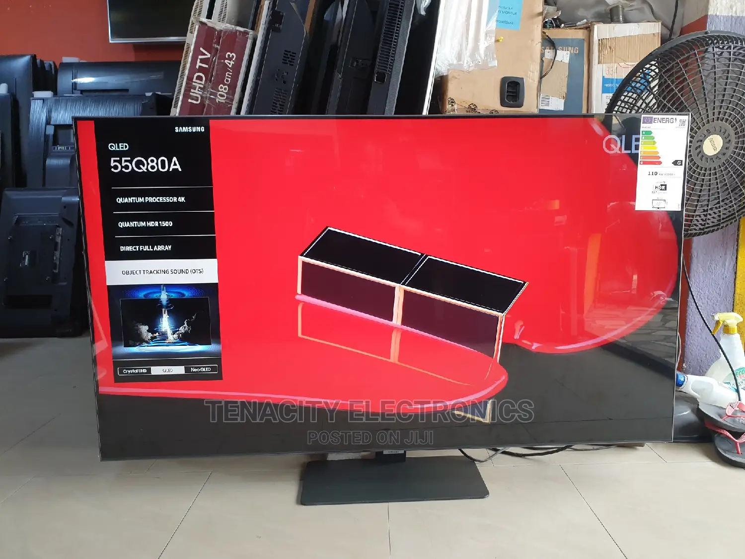 Qled Samsung 55" Smart Satellite TV