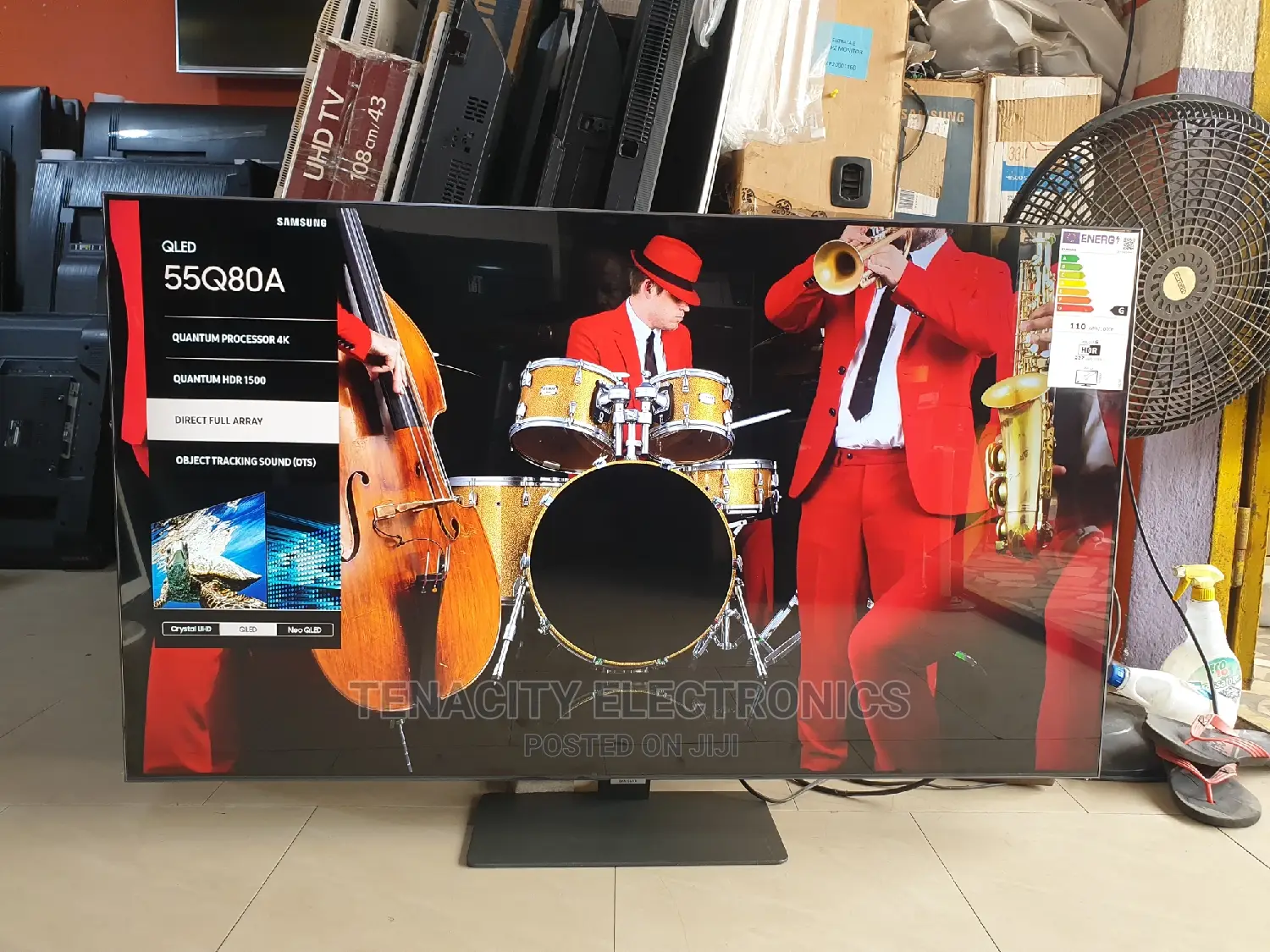 Qled Samsung 55" Smart Satellite TV