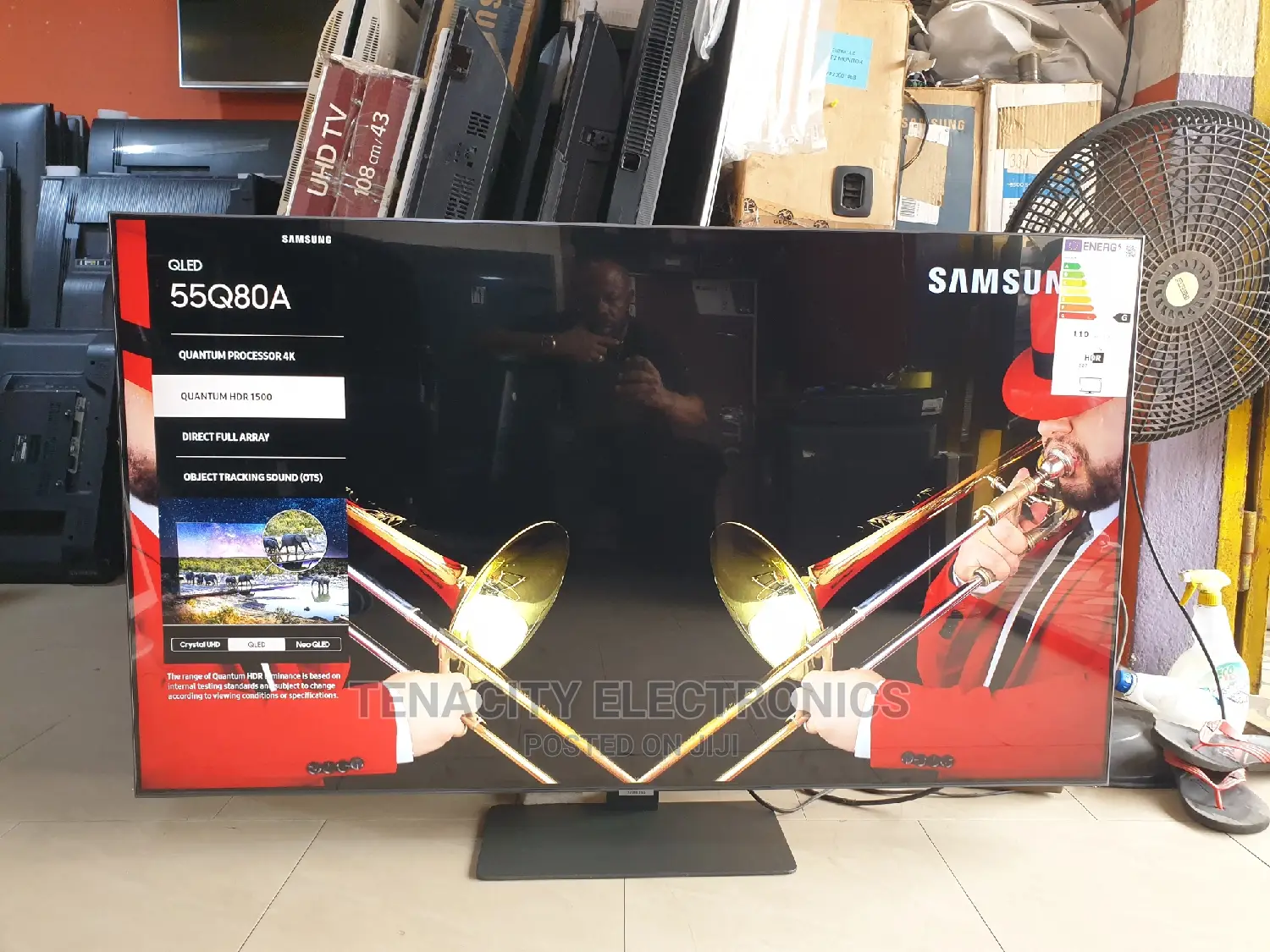 Qled Samsung 55" Smart Satellite TV