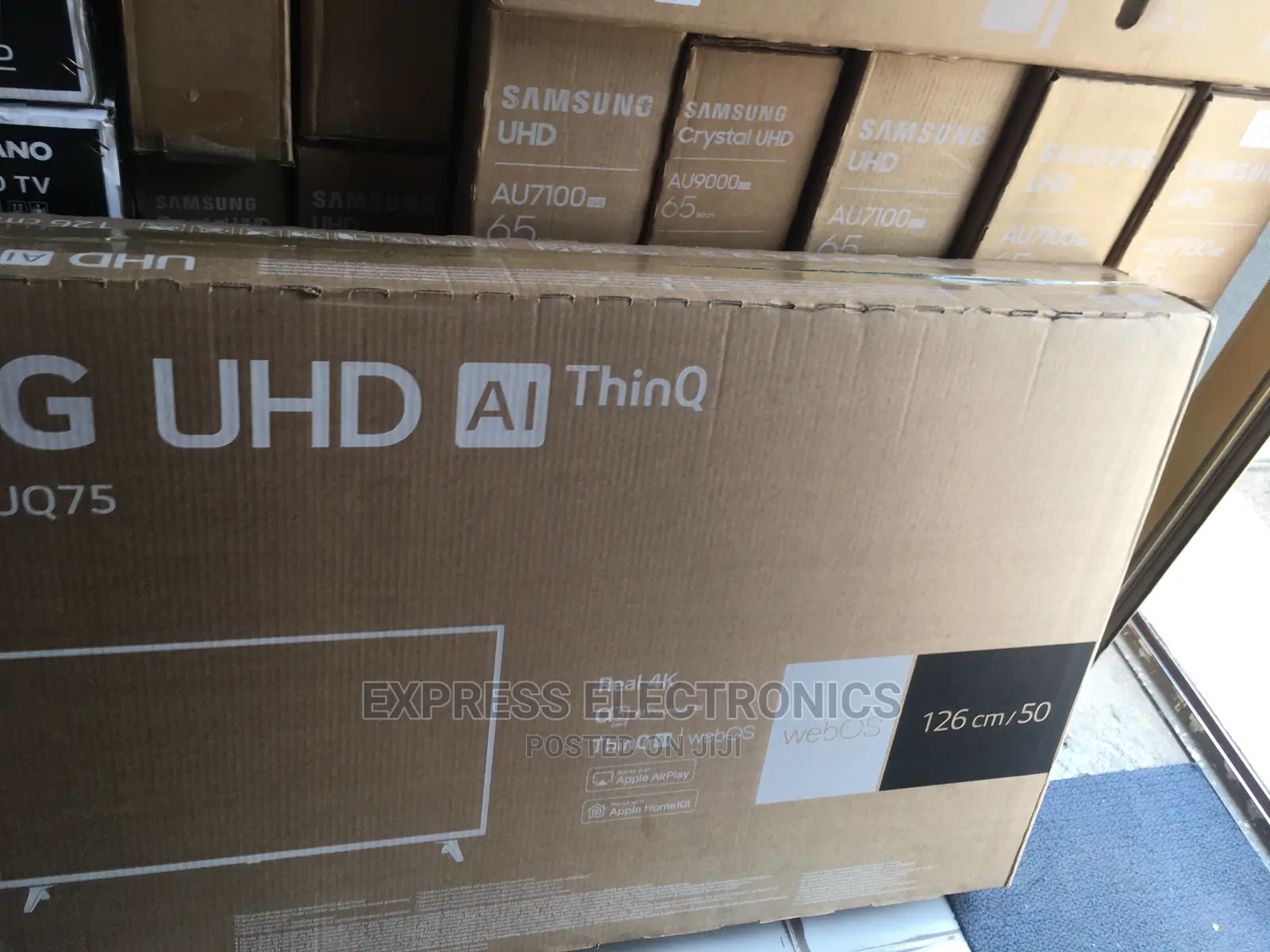 Sleek and Stylish New LG UHD Smart 50”UQ7500 Tv +Dstv