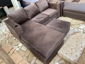 2023 Sued Material L Shape With Cup For Sell. Free Delivery