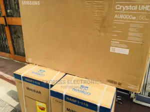 Sleek and Slim Design Samsung 50”Au8000 Ultra Hd Smart