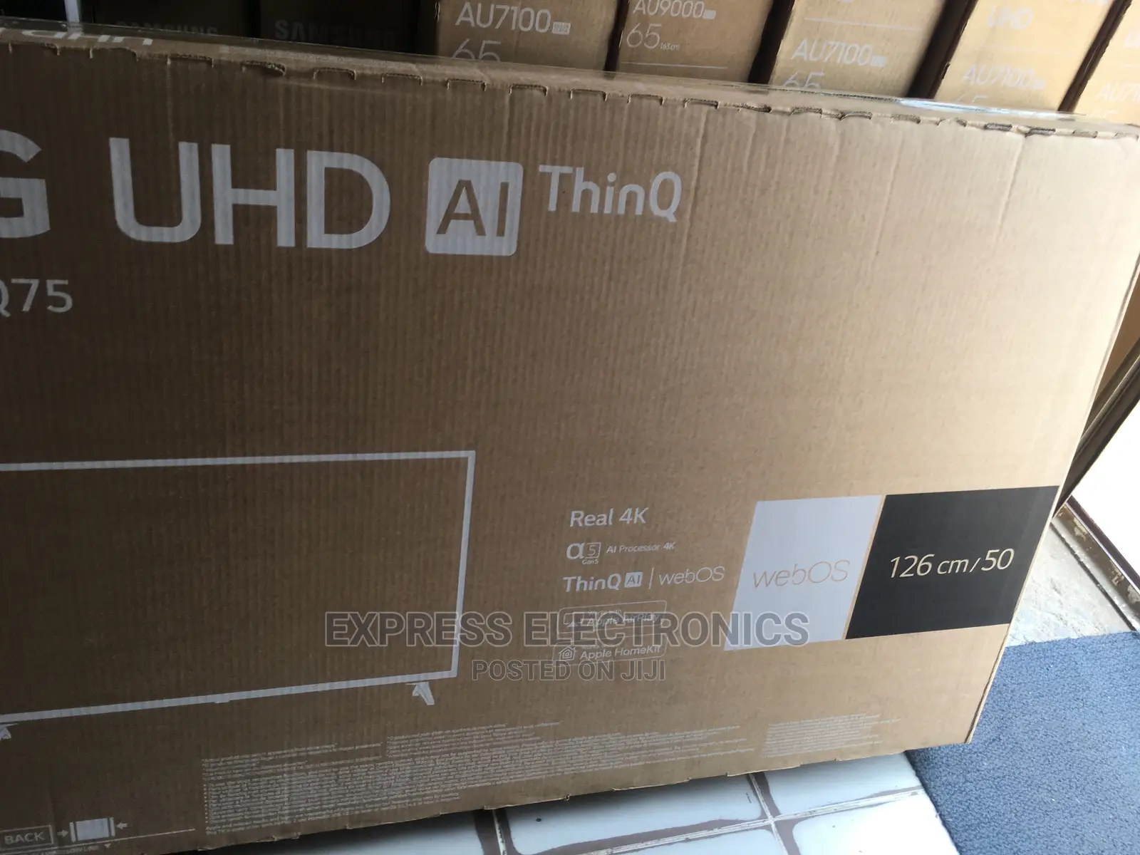 Real Smart Android Tv 50”UQ75003 UHD LG Brand New