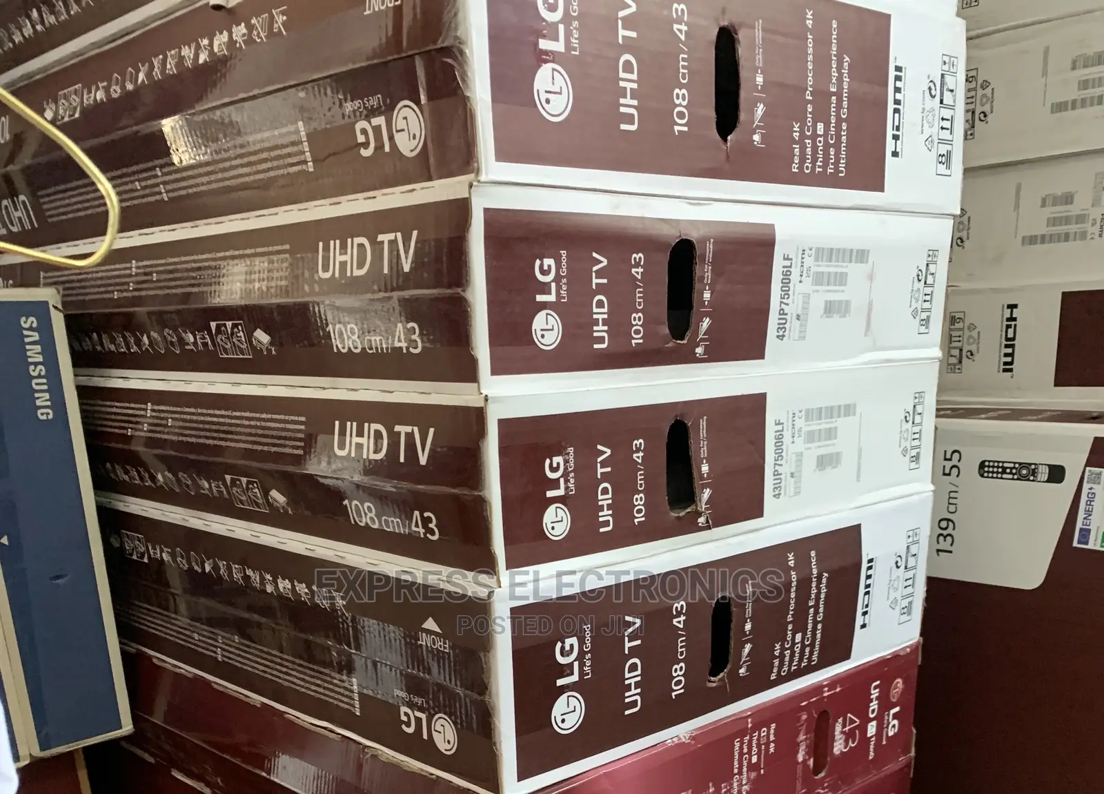 Slim and Sleek Design 43”UP75003 UHD Smart Android Tv