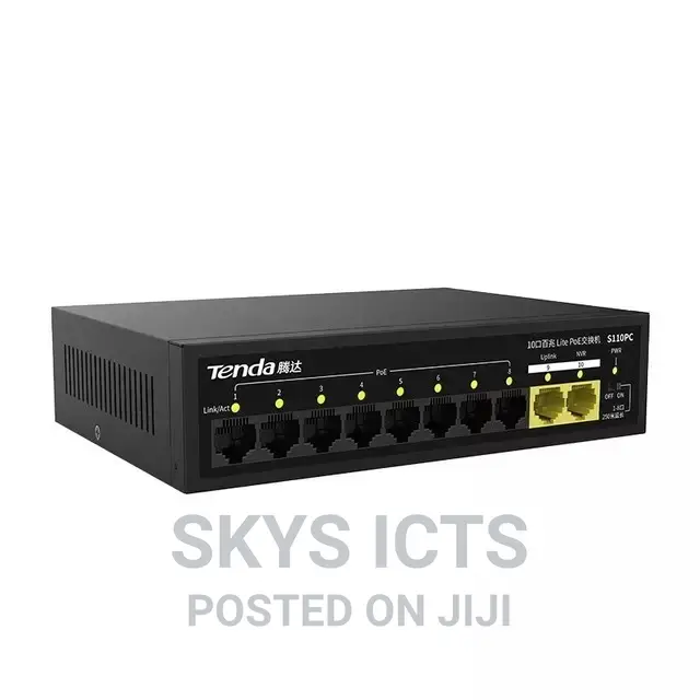 Tenda 8 Port Poe Switch