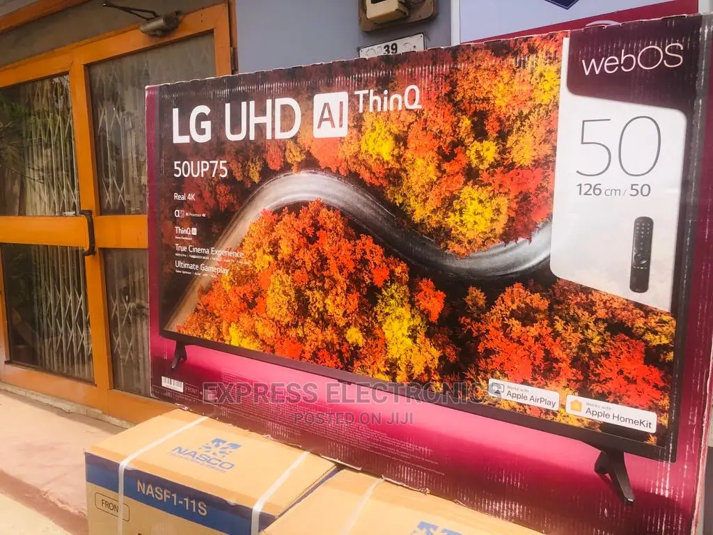 Slim and Sleek Design 50”UP75003 UHD Smart Android Tv LG