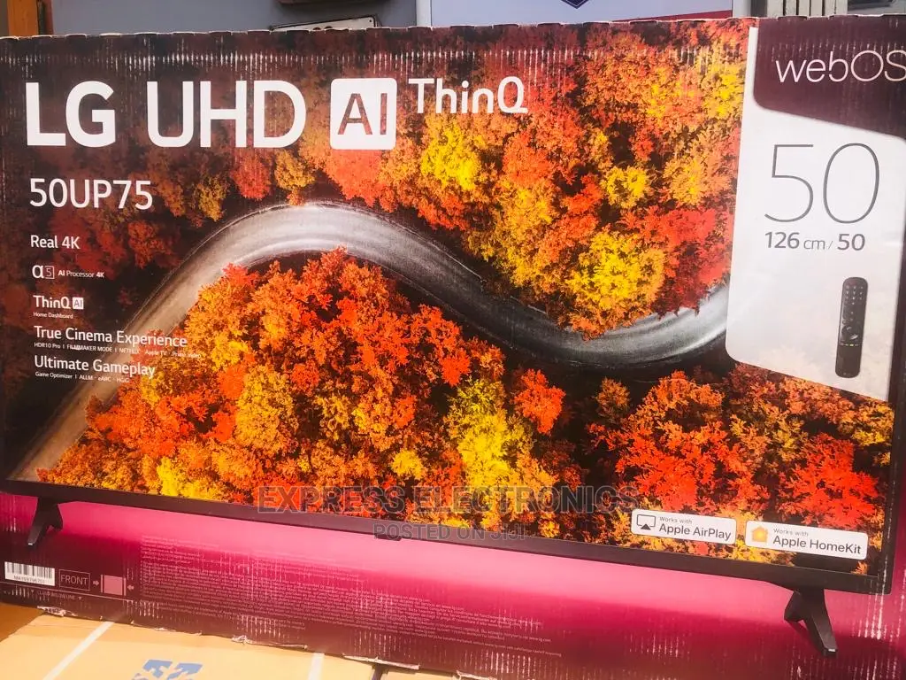 Slim and Sleek Design 50”UP75003 UHD Smart Android Tv LG