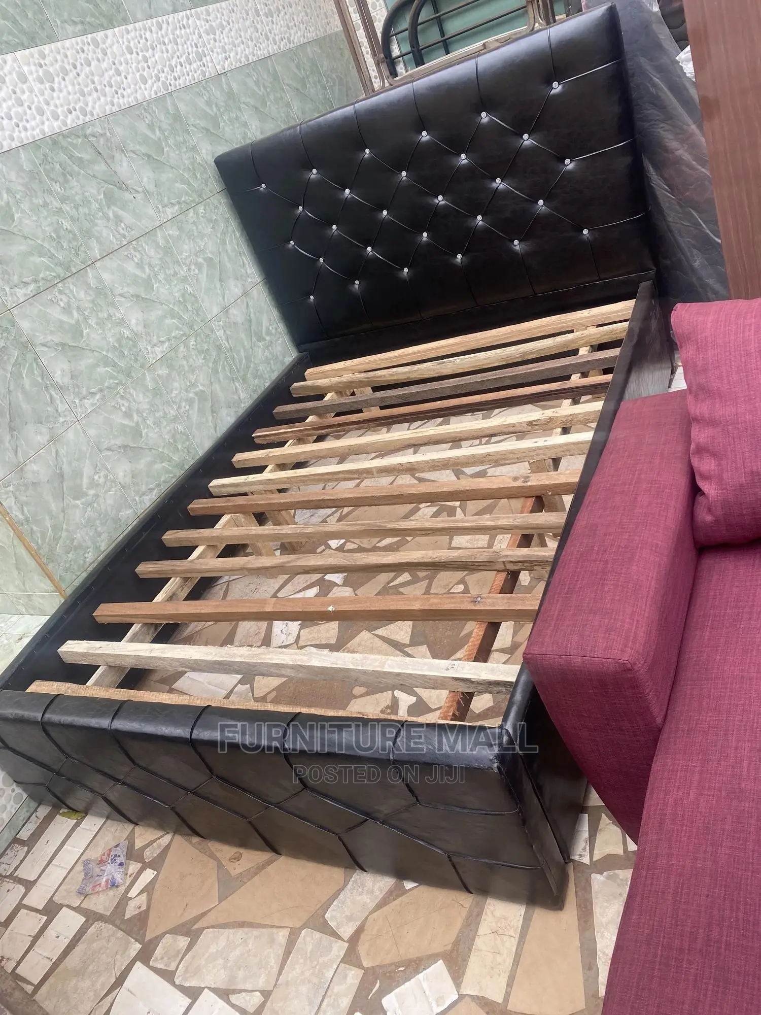 60x80 Black Bed Frame