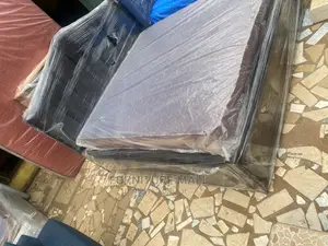 Black Bed With Mattress . Free Delivery 