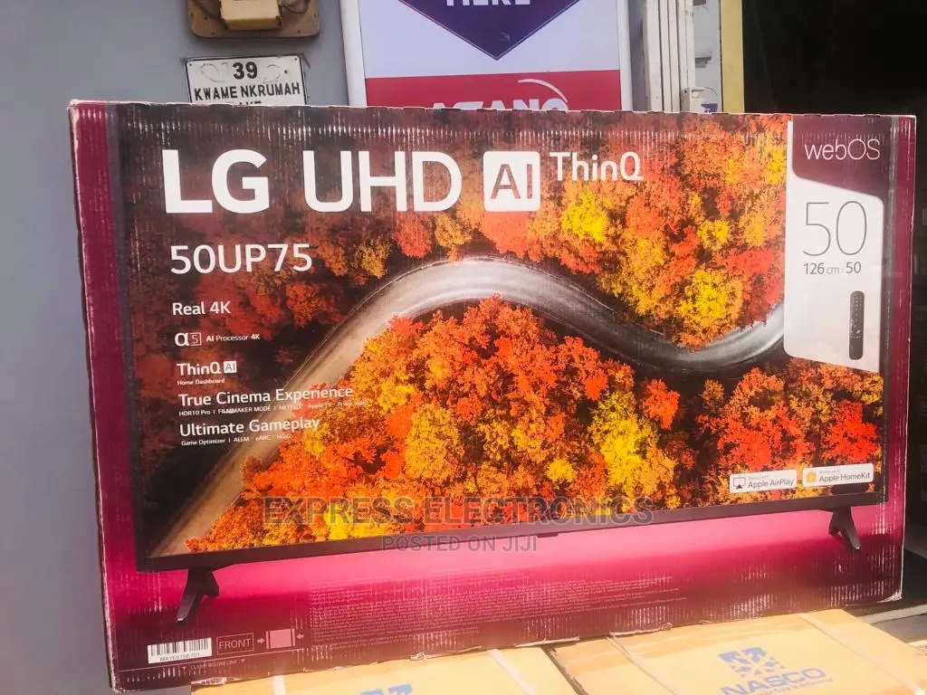 No.1 Clear Picture Quality LG 50”UP75003 UHD Smart Tv