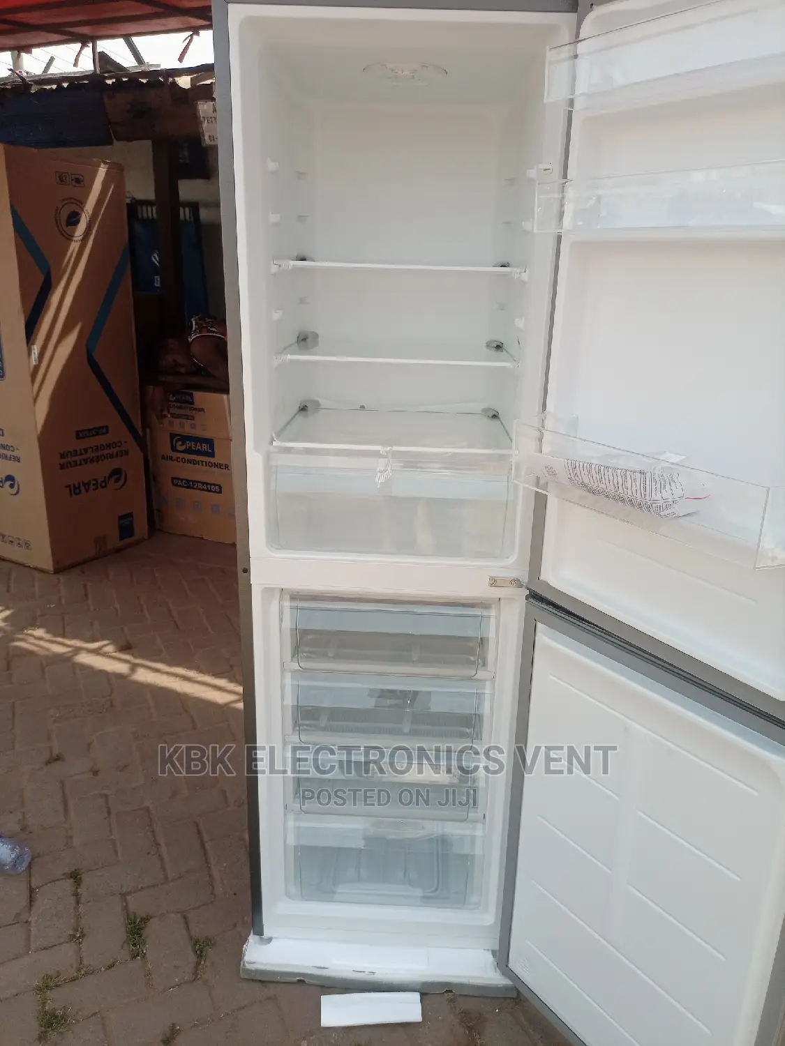 Pearl Fridge 260ltr 50:50 Division Double Door