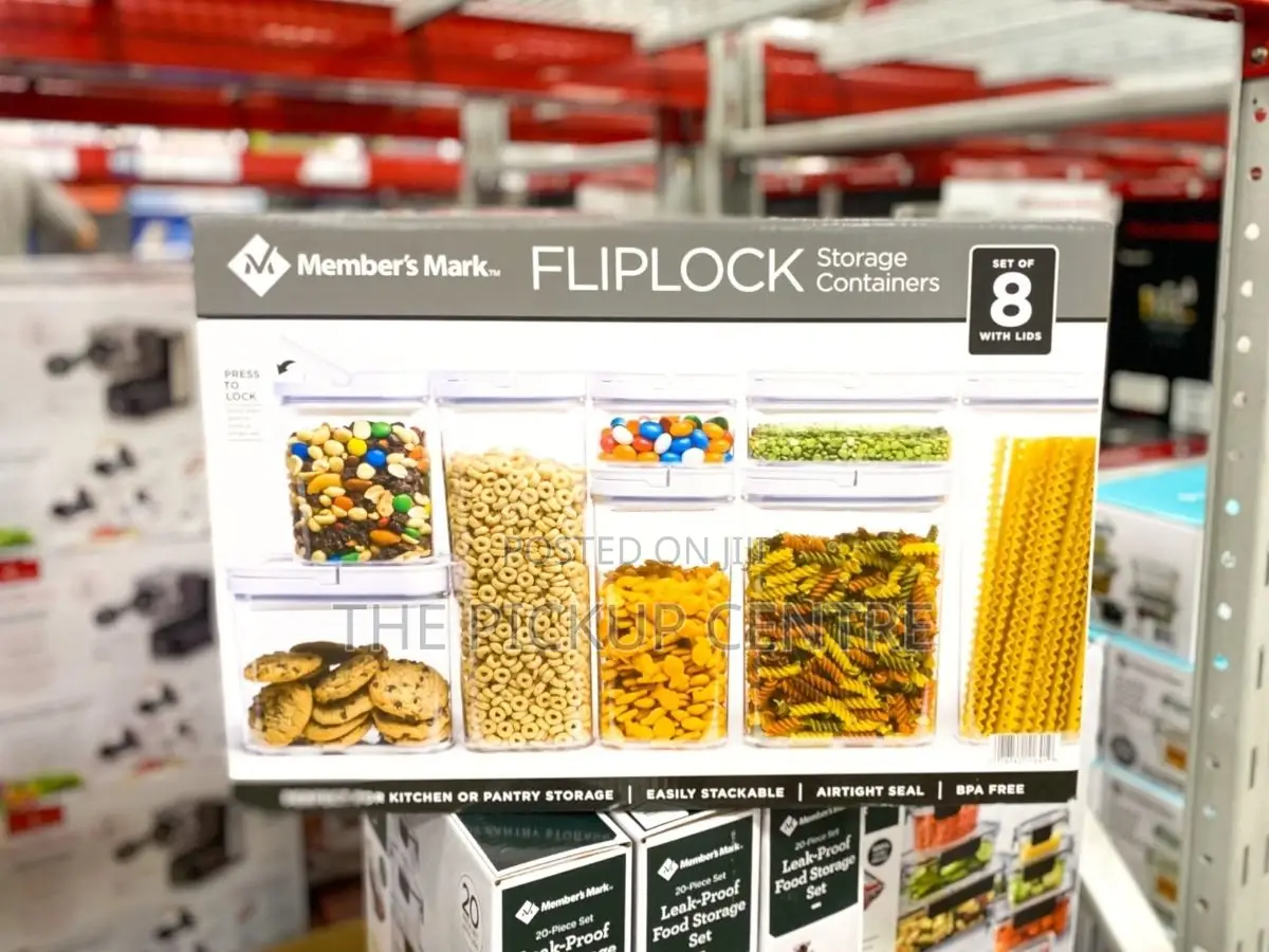 Member'smark Fliplock Airtight Food Storage Container 8 Pcs.