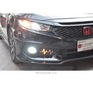 Honda Civic 2016-2018 Arrowed Fog Lights Covers Led