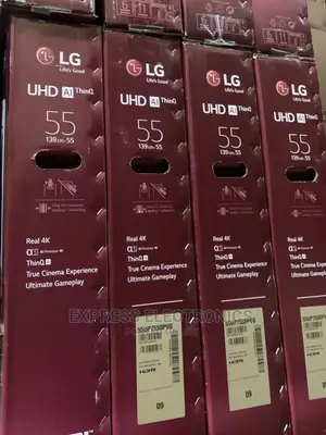 55”UHD Real Smart LG UP75003 Tv Quality Slim Design