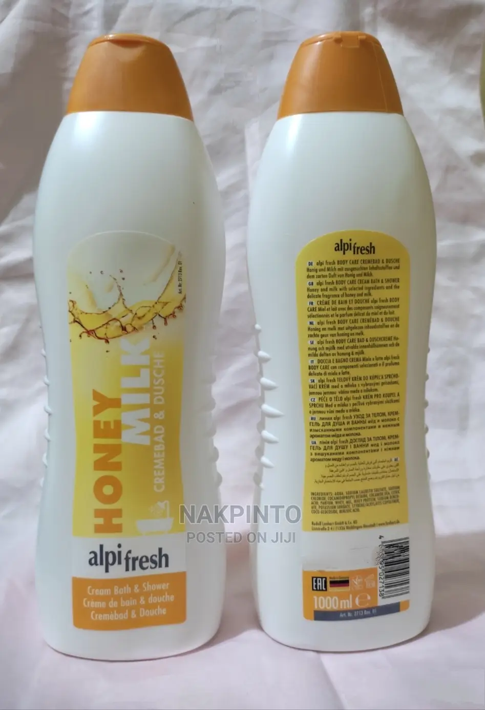 Alpi Fresh Bath Shower Cream ( Honey Milk )