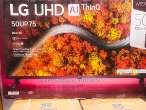 No.1slim Design LG UHD Smart 50”UP75003 +Wallmount