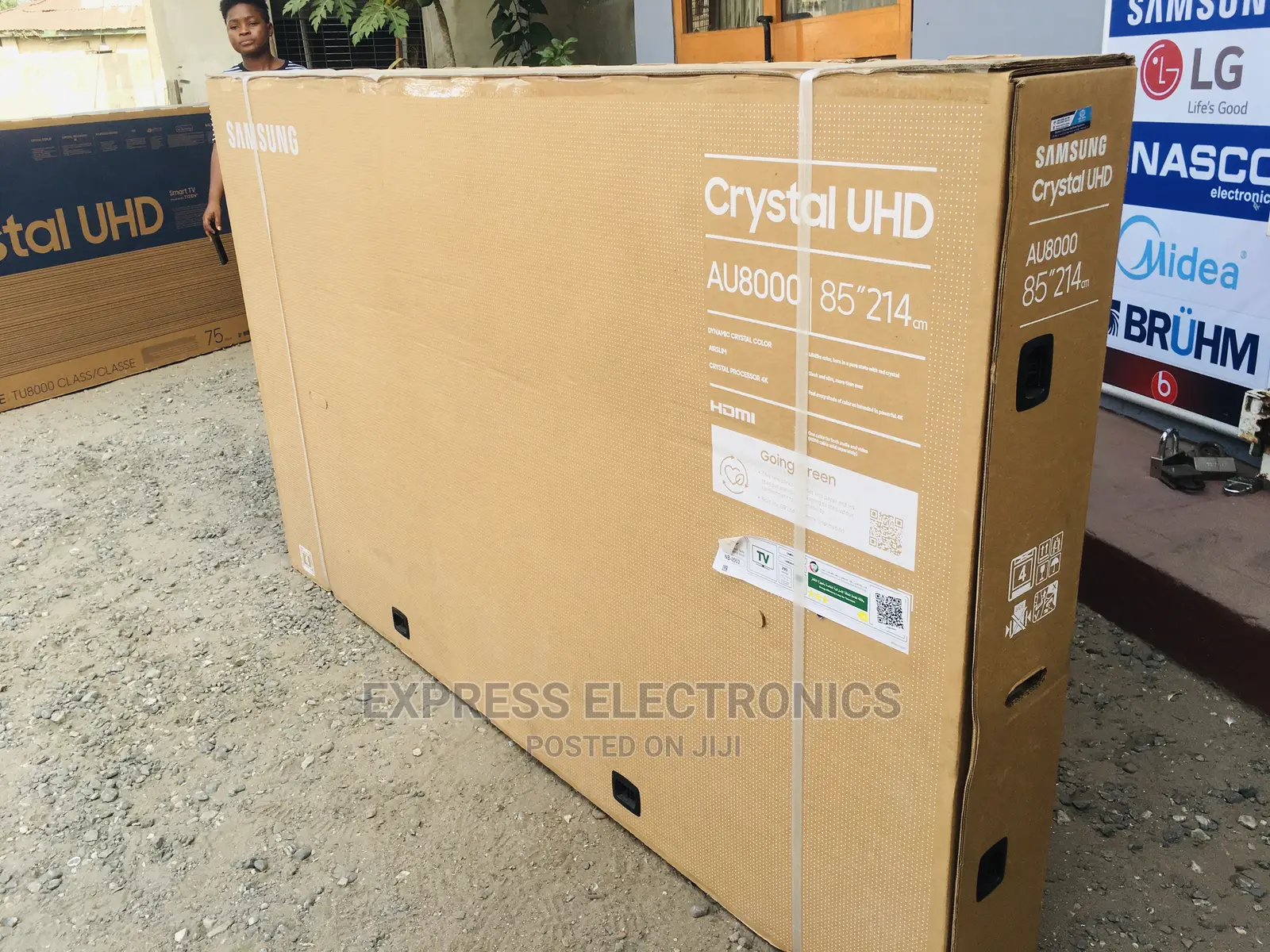 High Standard Samsung 85”Smart AU8000 UHD TV