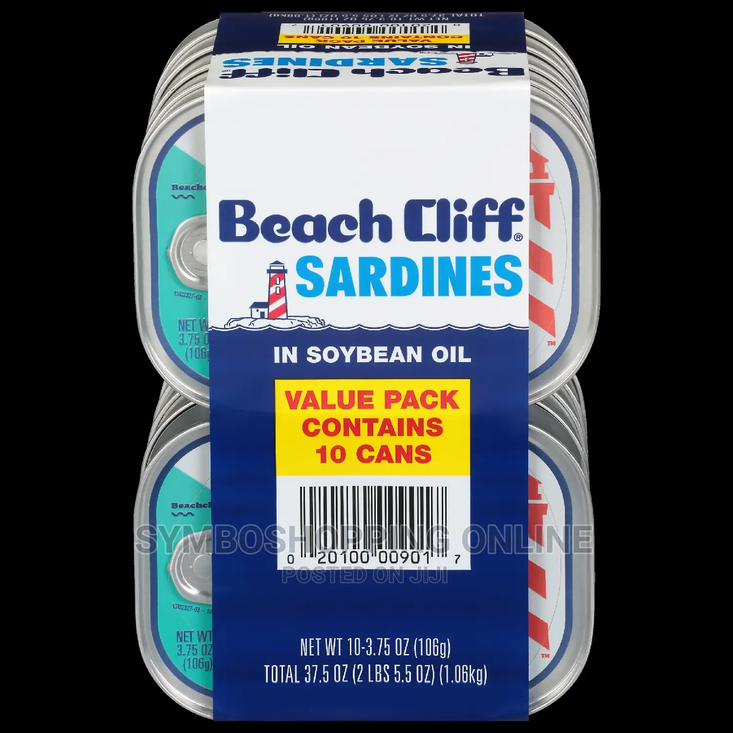 Beach Cliff Sardines in Soybean Oil Pack of 10