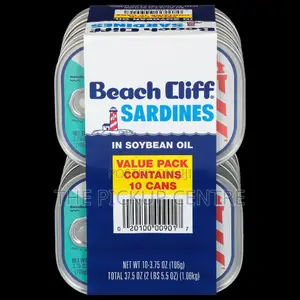 Beach Cliff Sardines in Soybean Oil Pack of 10