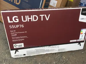 Dynamic Contrast LG 55”Up76 UHD Smart Tv Slim Design