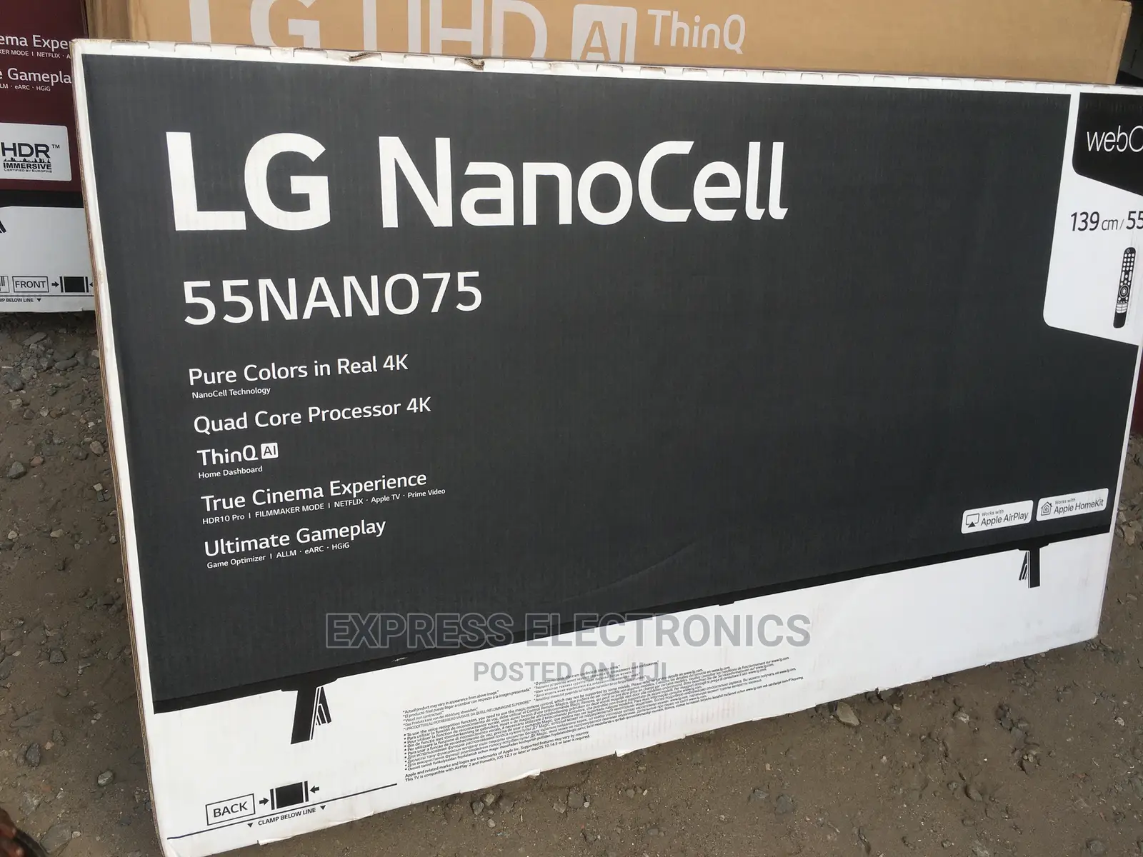 Durable New Slim and Sleek Design Nanocell 55”UHD Smart