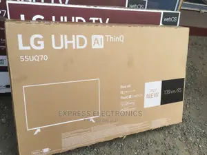 Dynamic Contrast LG UHD Smart 55”UQ7003 Tv +Wallmount