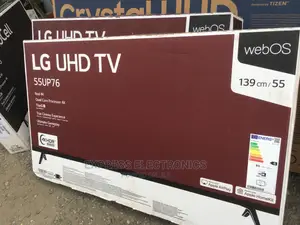 Dynamic Contrast 55”Up76 Smart LG UHD Tv +Tv Guard