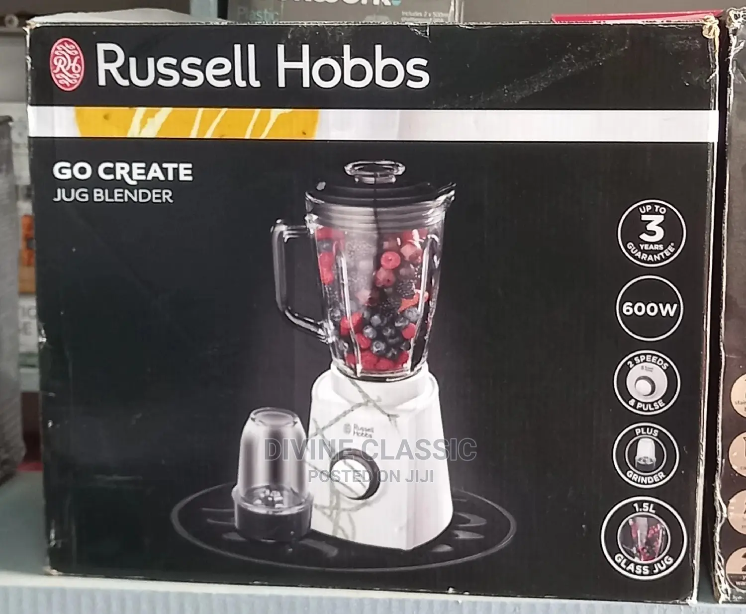 Russell Hobbs Glass Jug Blender and Grinder Set
