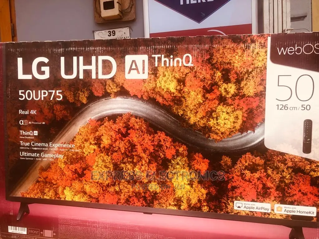 Advanced New Real Smart LG 50”Up75003 UHD Tv +Dstv