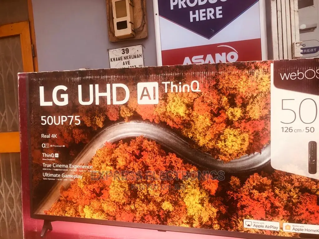 Advanced New Real Smart LG 50”Up75003 UHD Tv +Dstv