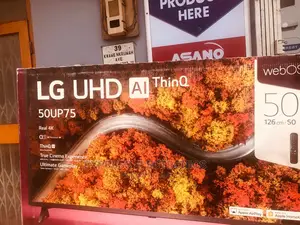 Advanced New Real Smart LG 50”Up75003 UHD Tv +Dstv