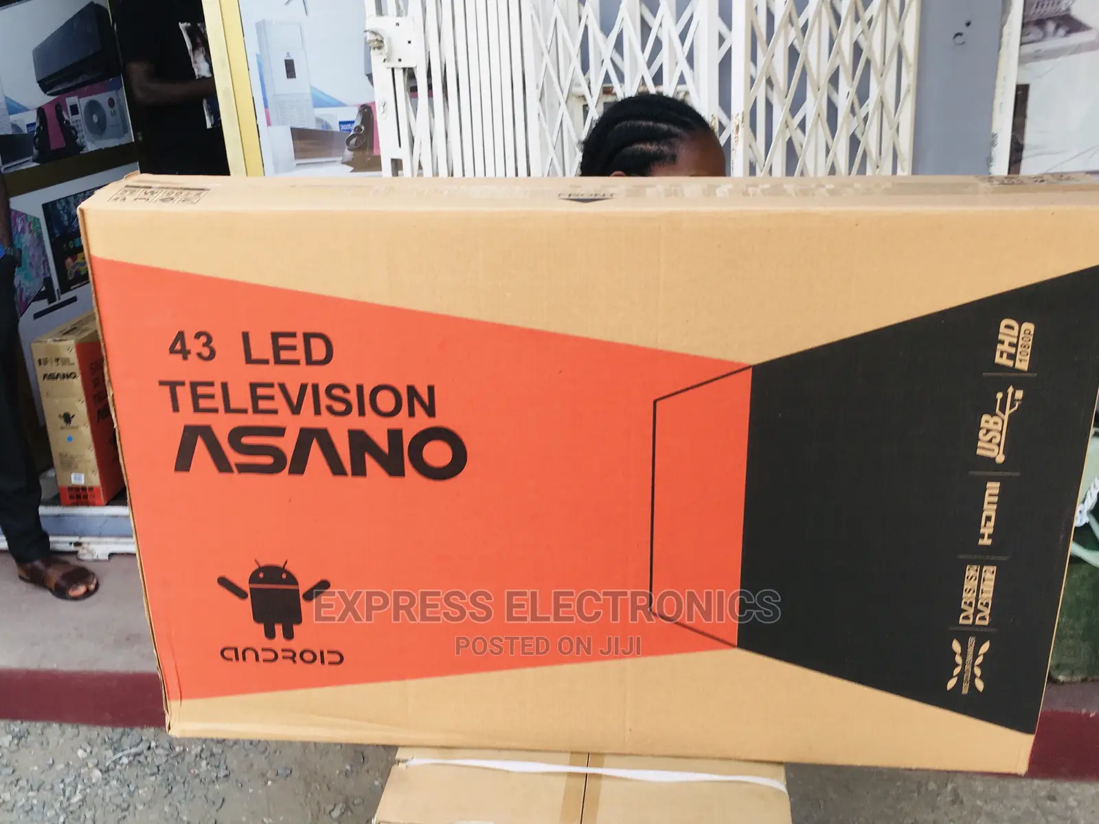 Clear Picture Quality Normal Asano 43”FHD Digital Satellite