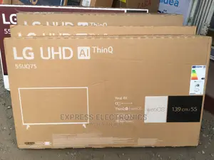 Durable New 55”UQ7500 UHD Real Smart Tv +Mount