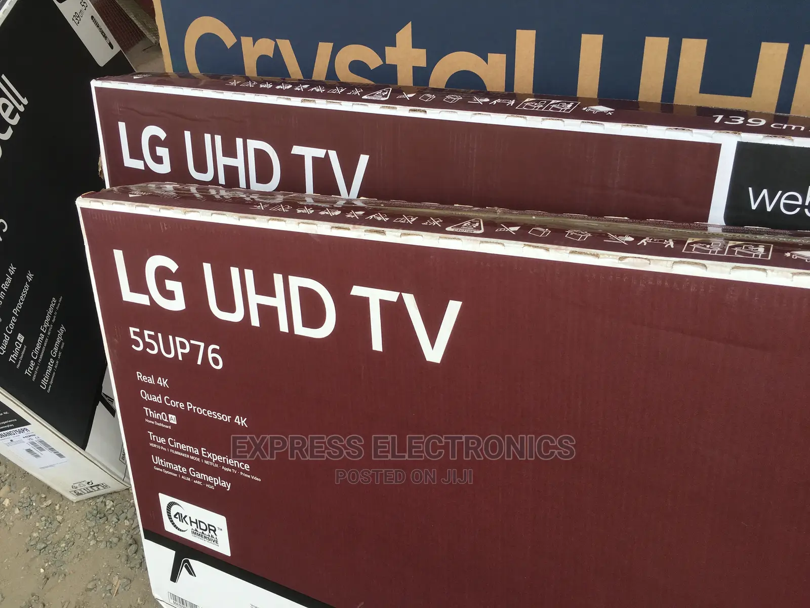 Durable New LG 55”UP76 UHD Real Smart +Wireless Keyboard