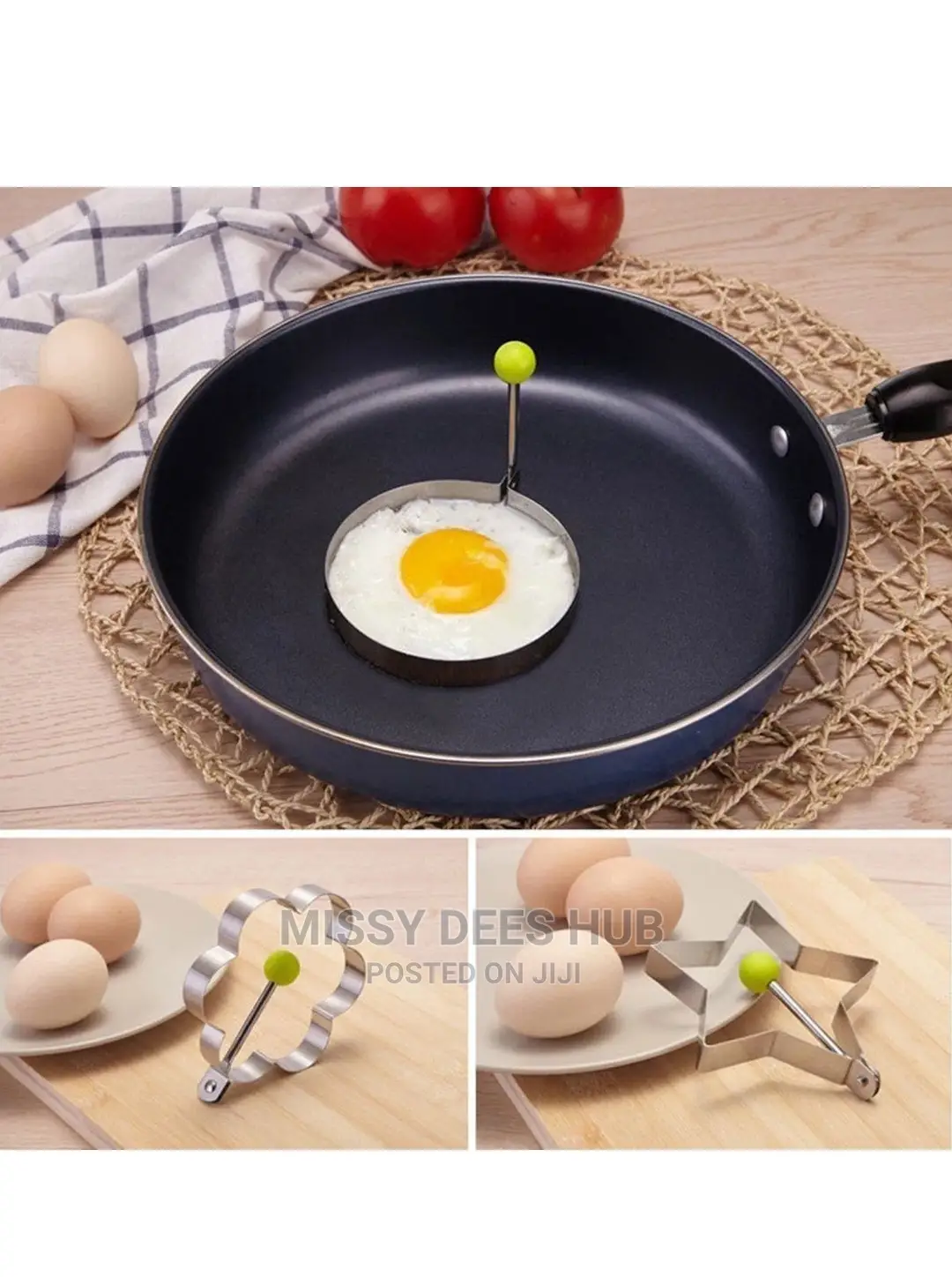 2pcs Egg/Pancake Shapers