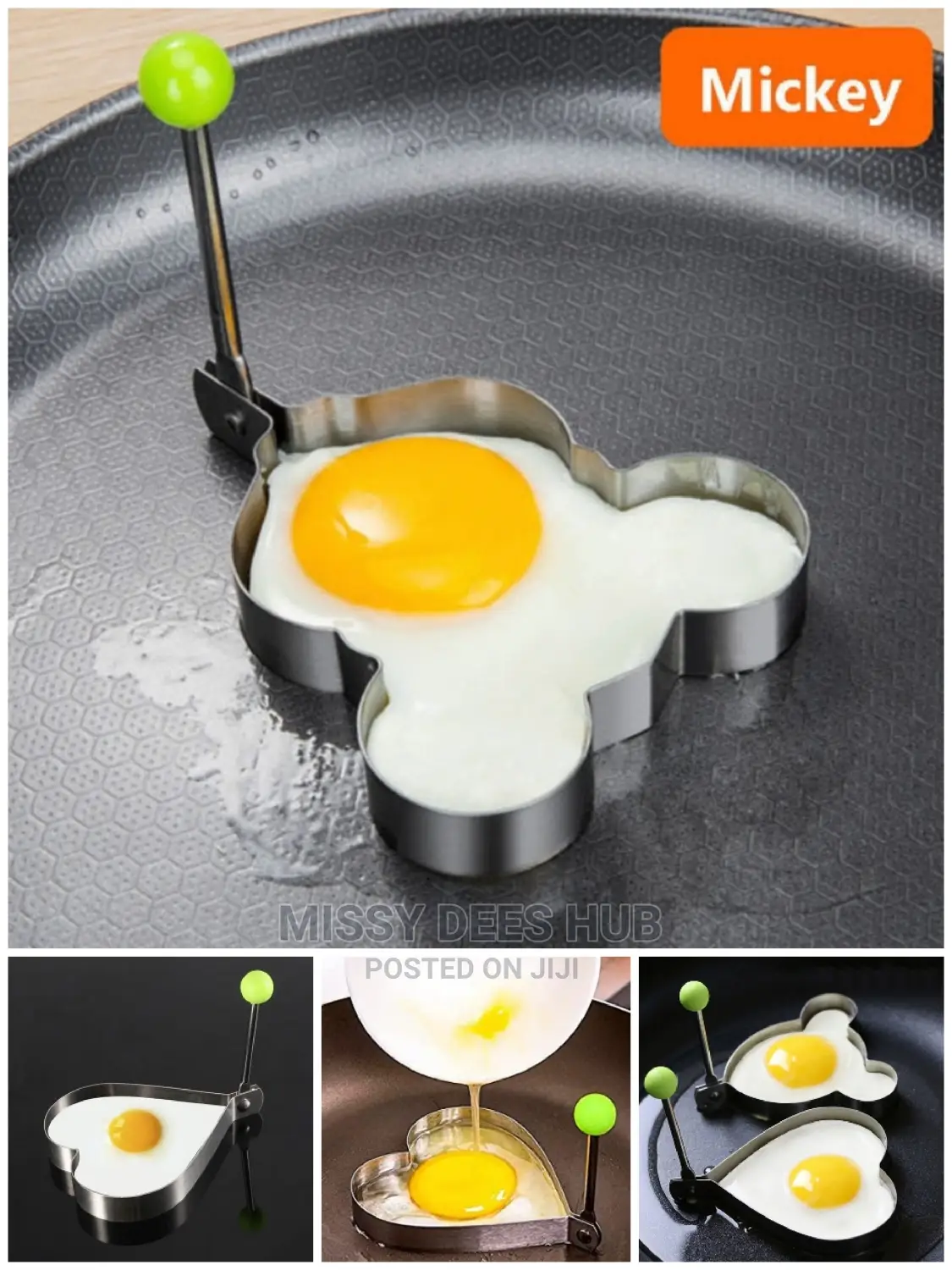 2pcs Egg/Pancake Shapers