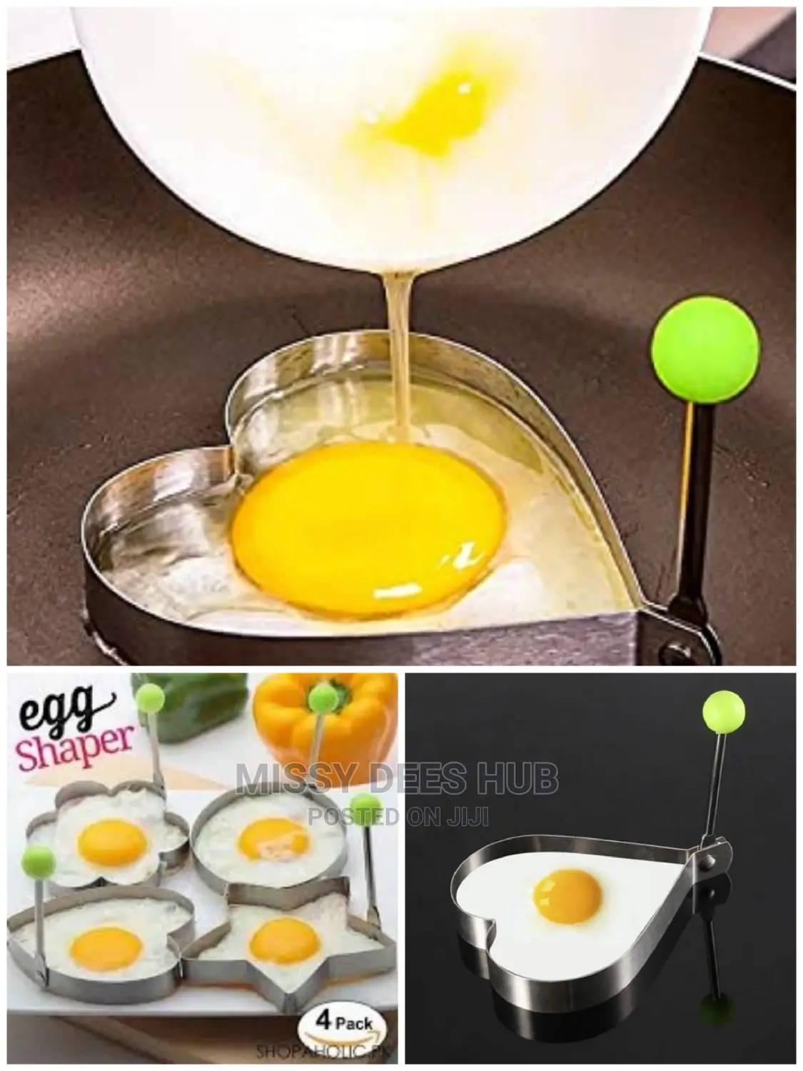 2pcs Egg/Pancake Shapers
