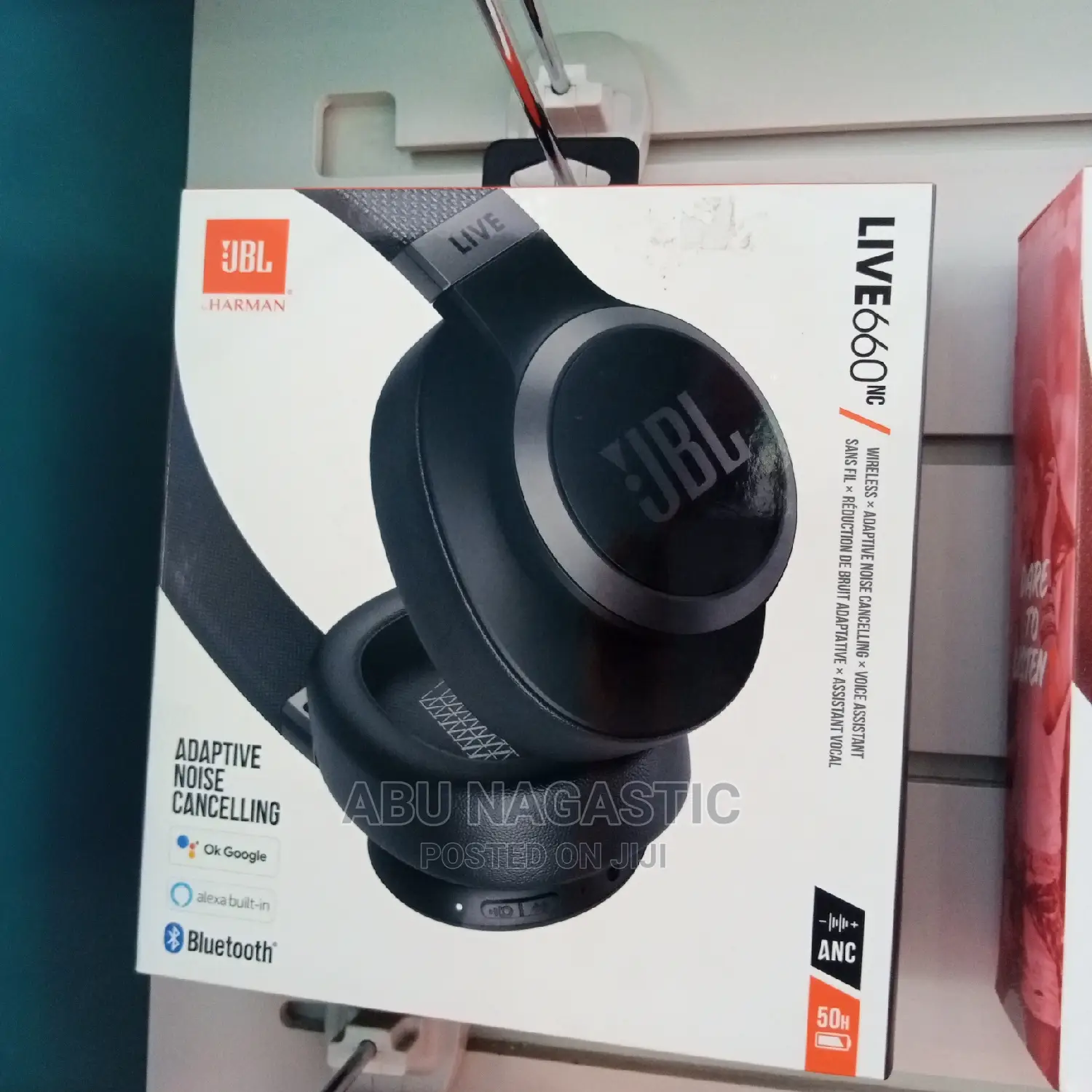 JBL Live 660NC Active Noise Cancelling Wireless Headphone