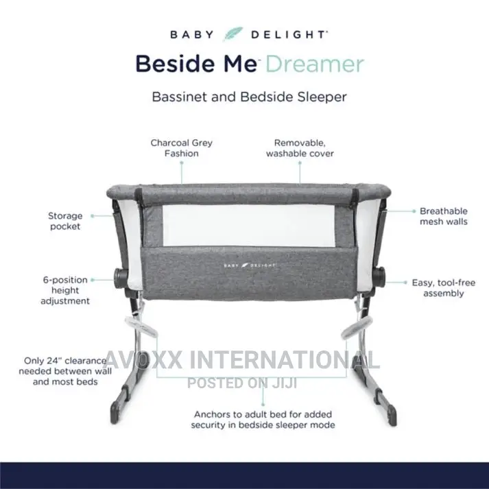 Baby Delight Beside Me Dreamer Bassinet | Bedside Sleeper |