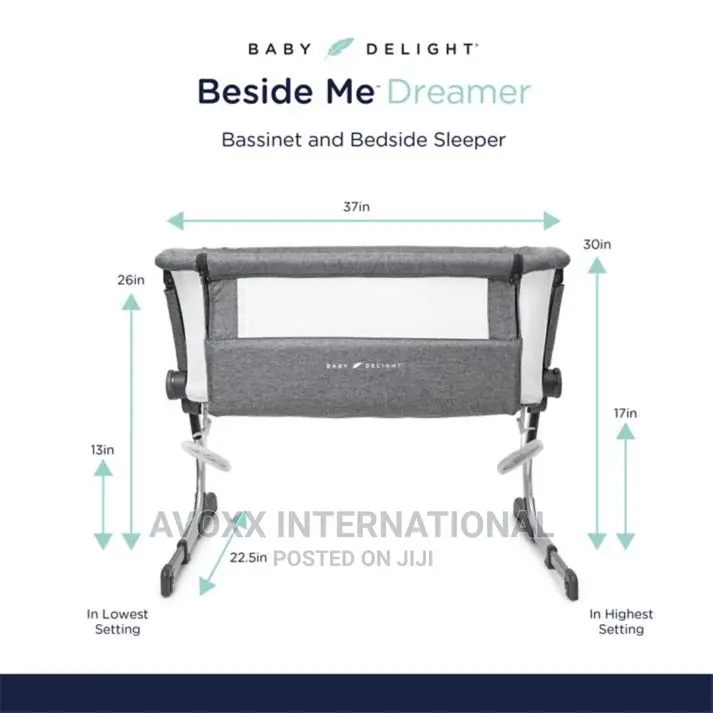 Baby Delight Beside Me Dreamer Bassinet | Bedside Sleeper |