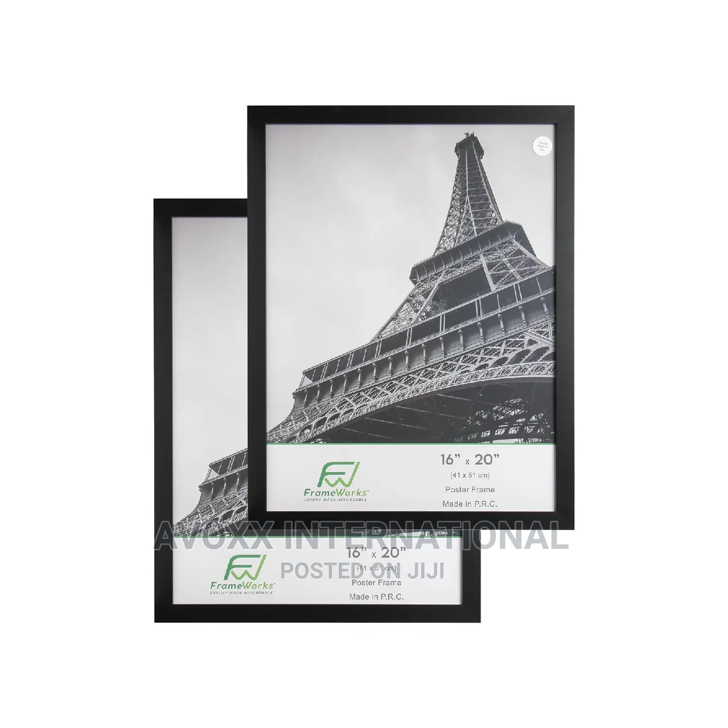 16"X20" MDF Wood Multi-Pack Back-Loading Poster Frames 2 PCS