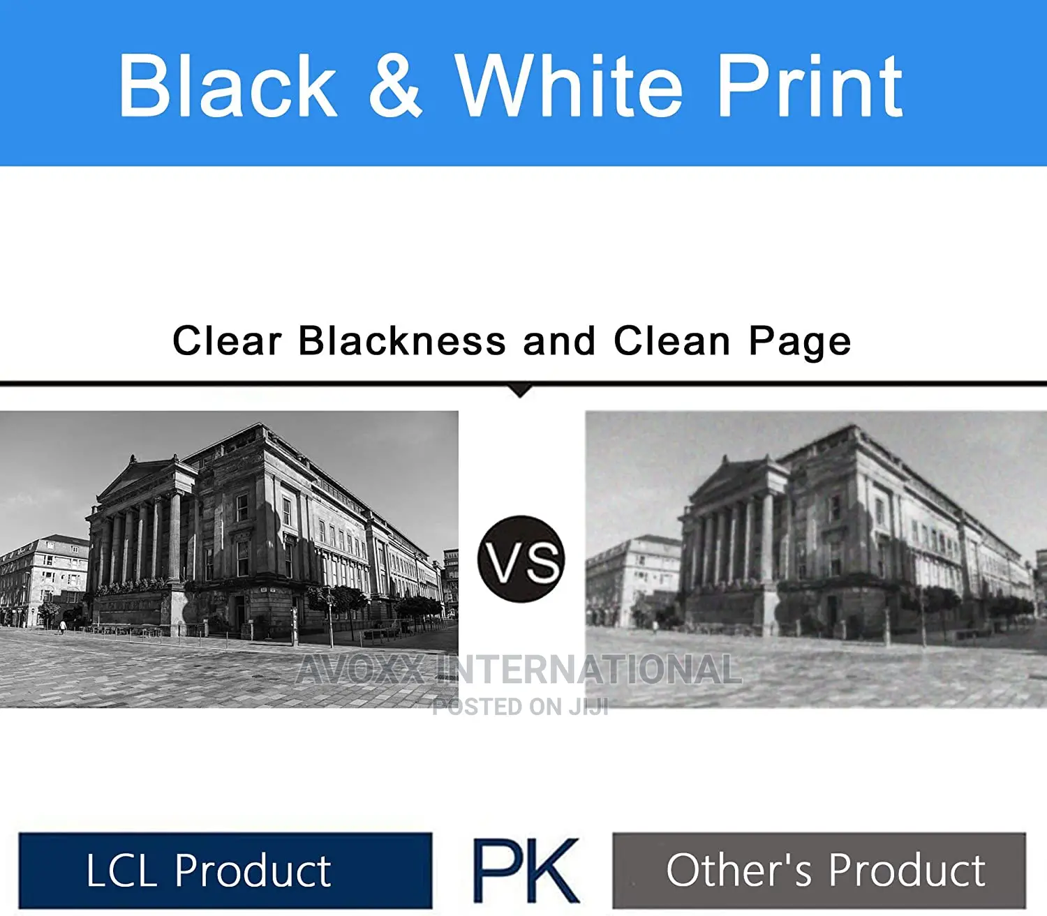 LCL Toner Cartridge Replacement for HP Printers 4 Pack