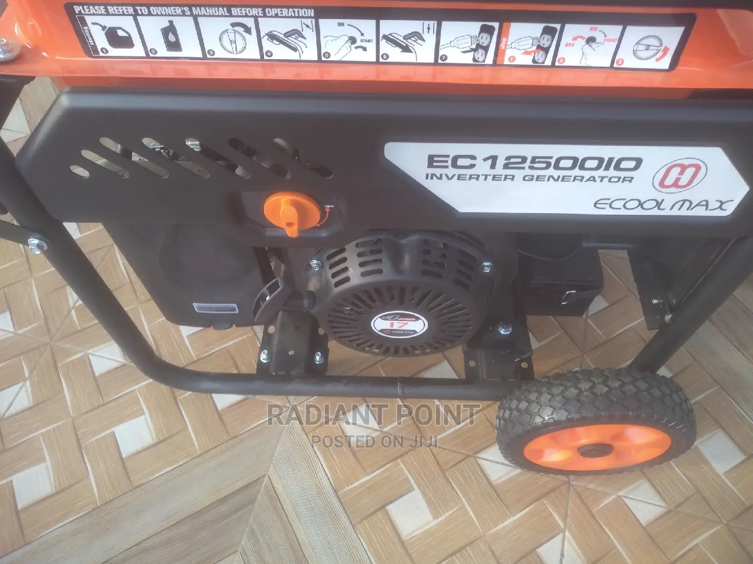 Gasoline Inverter Generator 12500I0 Power